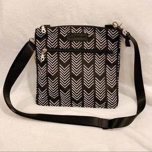 Sarah Wells MheartM crossbody Multipocket Purse